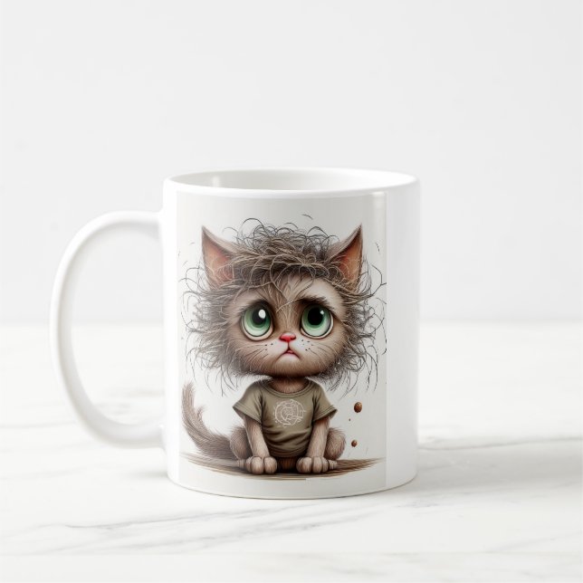 Sassy Kitten Coffee Mug (Left)