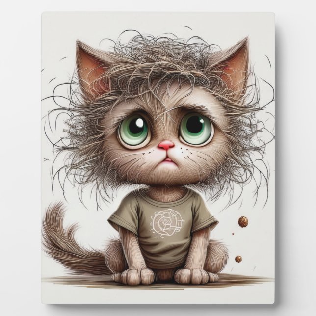 Sassy Kitten Plaque (Front)