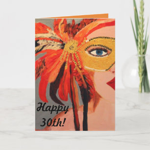 Sassy Lady 30th Birthday Card