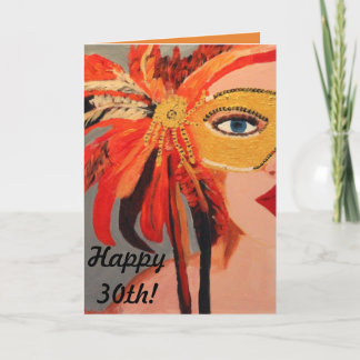 Sassy Lady 30th Birthday Card