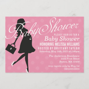 Sassy Lady Baby Shower Invitation