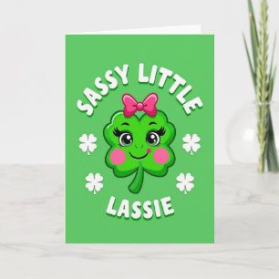 Sassy Lassie Clover Card