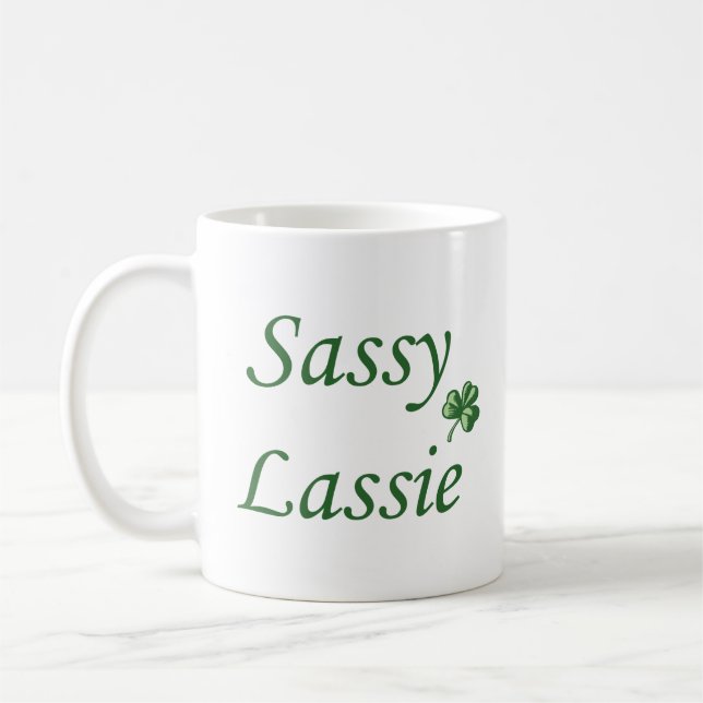 Sassy Lassie Coffee Mug (Left)