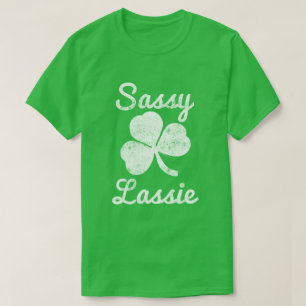 Sassy Lassie Cute Women's St. Patrick's Day Shirt