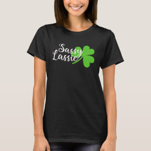 Sassy Lassie Kids Girls Women Outfit St Patricks T-Shirt