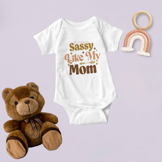 Sassy Like My Mum Baby Bodysuit