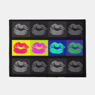 Sassy Lips POP Art Doormat