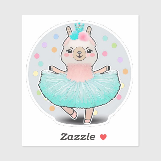 Sassy Llamarina Llama Ballerina (Sheet)