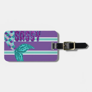 Sassy Mermaid Luggage Tag