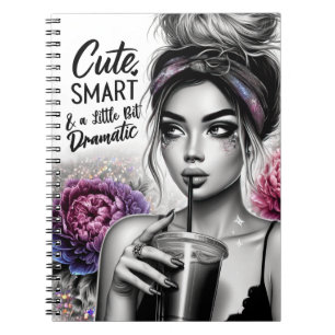 Sassy mode all day everyday woman funny mother notebook