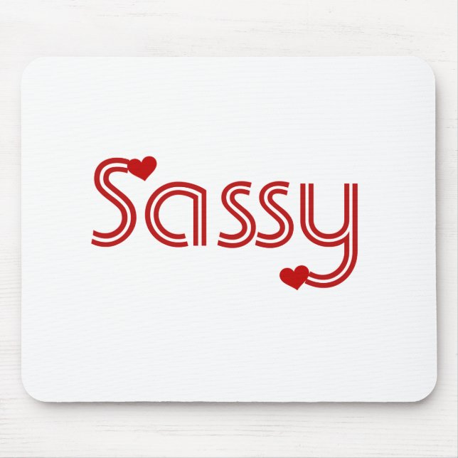 Sassy Mouse Mat (Front)