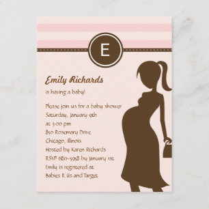 Sassy Mum Baby Shower Invitation - Pink