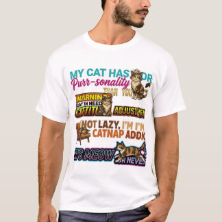 Sassy "My Cat Has More Purr-sonality" Graphic Tee