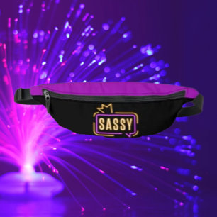 Sassy Neon Glow Fanny Pack – Bold Attitude