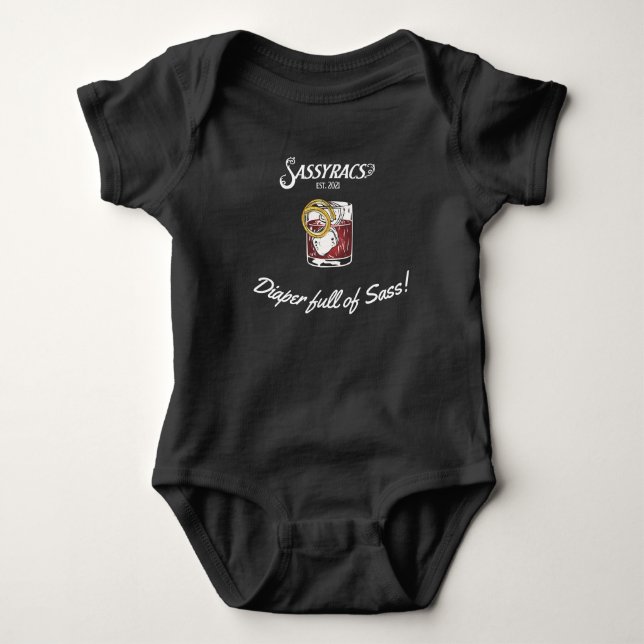 Sassy Onsie Baby Bodysuit (Front)
