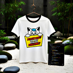 Sassy Pawsome Cat for Cat Lovers & Soccer fans T-Shirt