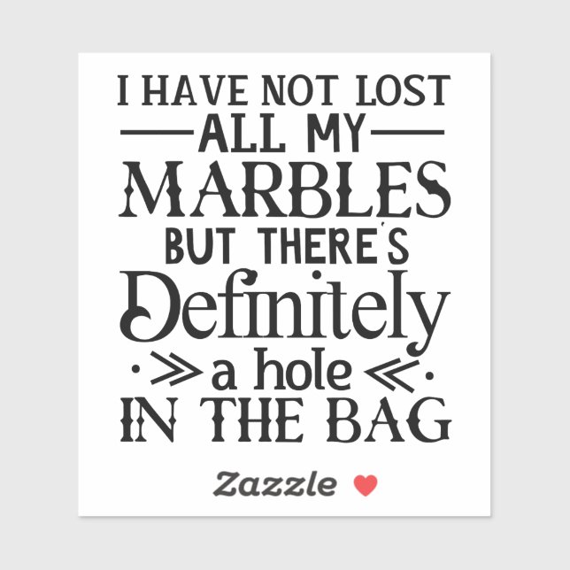 Sassy Personality Attitude Quote Sticker #2 (Sheet)