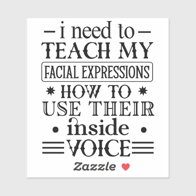 Sassy Personality Attitude Quote Sticker #5 (Sheet)