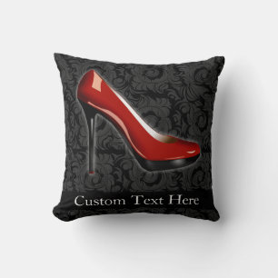 Sassy Red Shoe Cushion