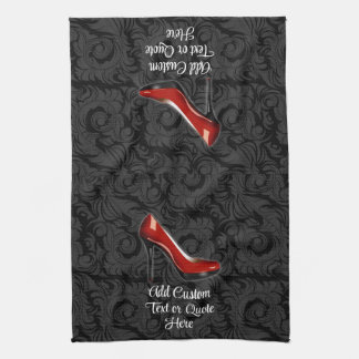 Sassy Red Shoe Tea Towel