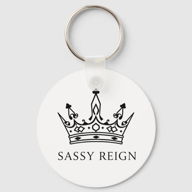 Sassy Reign Tote Bag  Key Ring (Front)