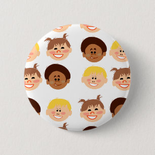 Sassy Retro Kiddos 6 Cm Round Badge