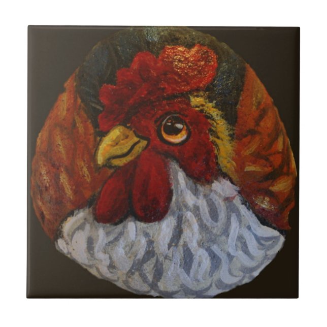 Sassy Rooster Tile (Front)
