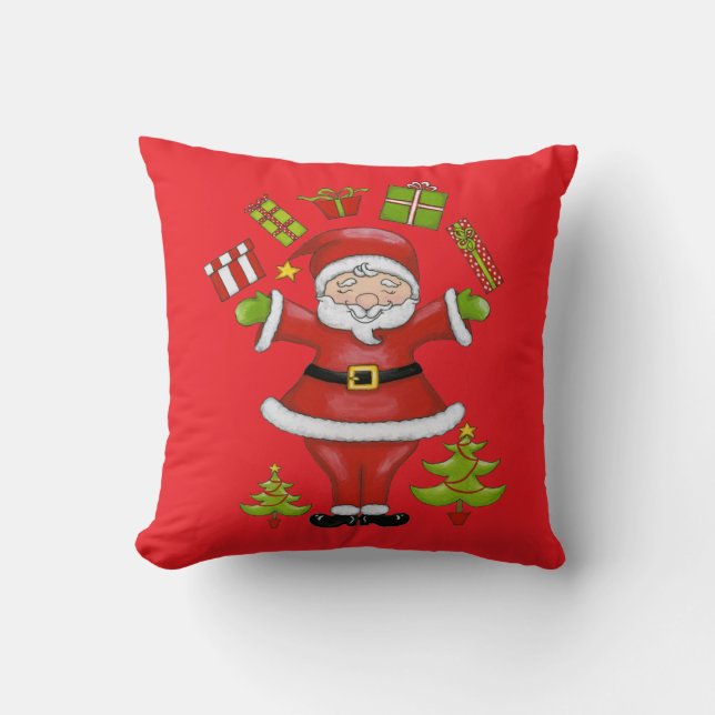 Sassy Santa Cushion (Front)