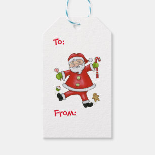 Sassy Santa Gift Tags