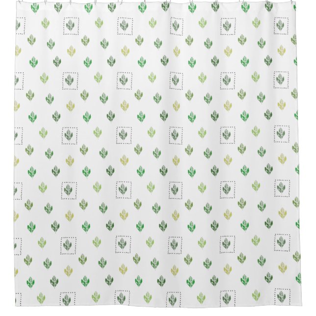 Sassy Sassafras Shower Curtain (Front)