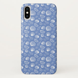 Sassy Seashell Pattern iPhone X Case