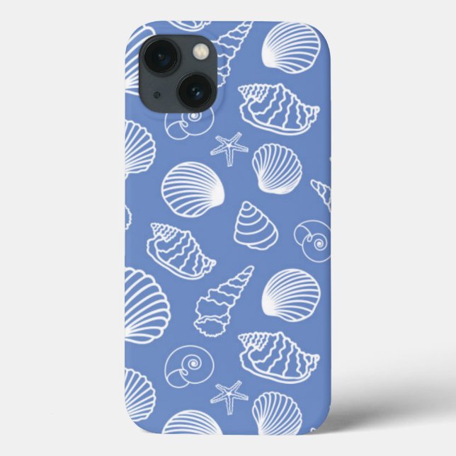 Sassy Seashell Pattern Case-Mate iPhone Case (Back)