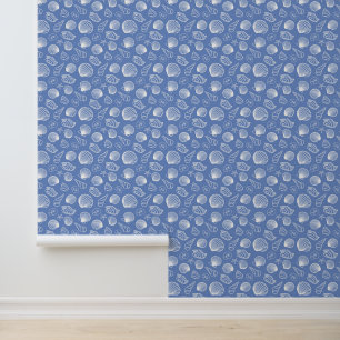 Sassy Seashell Pattern Wallpaper