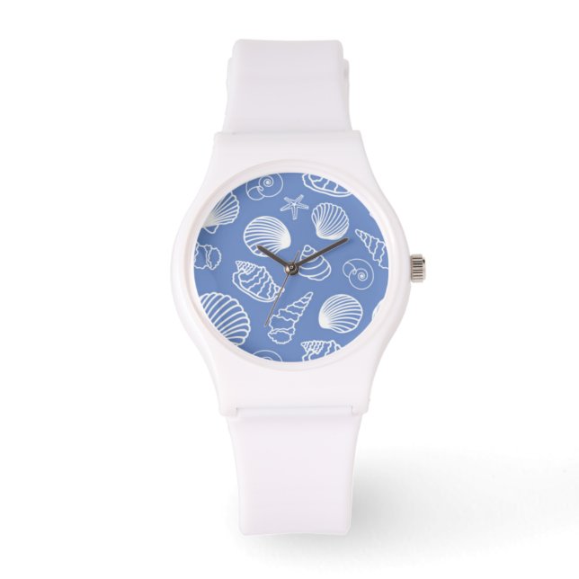 Sassy Seashell Pattern Watch (Front)