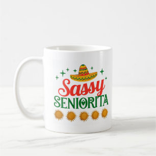 Sassy Seniorita-01 - Cinco De Mayo Coffee Mug