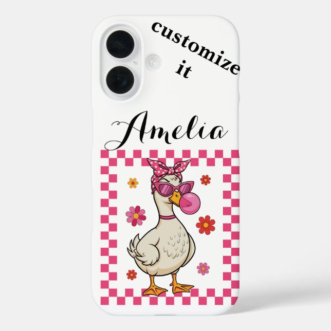 Sassy & Silly Goose Case-Mate iPhone Case (Back)