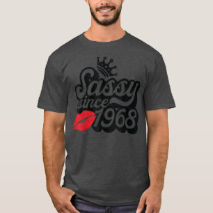 Sassy Since 1968 Fabulous 54th Birthday Gifts Idea T-Shirt