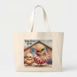 "Sassy Since Birth" Chicken Tote Bag