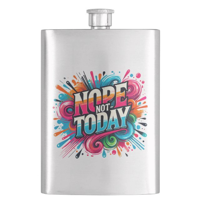 Sassy since birth sassy smart mouth funny shots hip flask (Front)