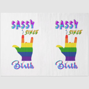 Sassy Since Birth Tissue Paper