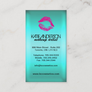 Sassy Smooch Lips Business Cards