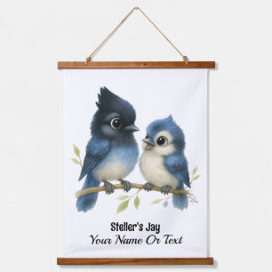 Sassy Steller's Jay Hanging Tapestry