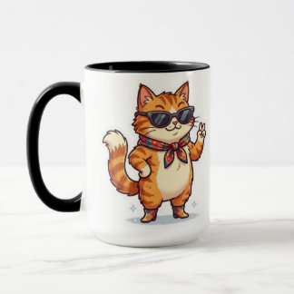 Sassy Sunglasses Cat mugs – Cute & Trendy Felin