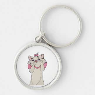 "Sassy & Sweet" Official Marie Cat Key Ring