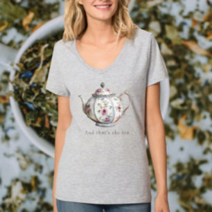 Sassy Tea Time Elegance T-Shirt