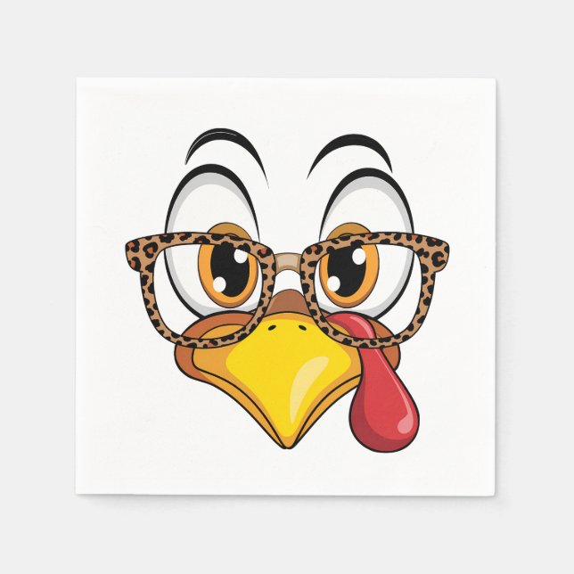 Sassy Thanksgiving Turkey  Napkin (Front)