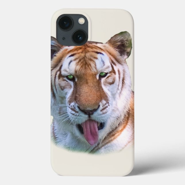 Sassy Tiger Cat Customisable Case-Mate iPhone Case (Back)