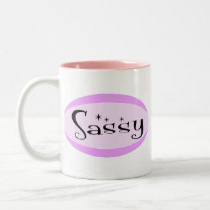 Sassy Two-Tone Coffee Mug