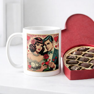 Sassy Vintage Valentine Coffee Mug