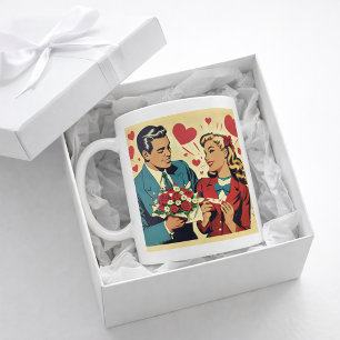 Sassy Vintage Valentine Coffee Mug